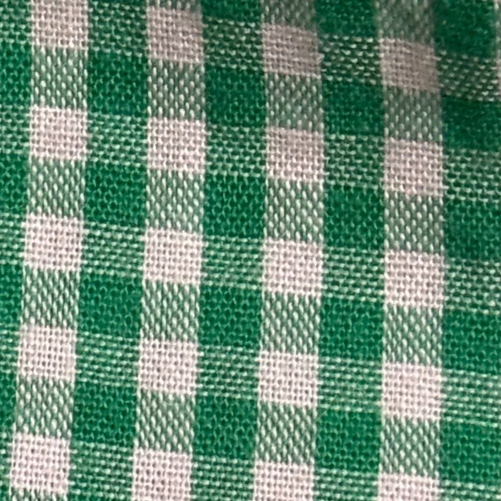 J. Bailey Roscoe Dress Shirt Boys SZ 7 Kelly green gingham check pattern cotton‎